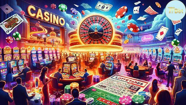Các sản phẩm cá cược nổi bật tại 77bet